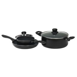 Starfrit 33059-002-0000 Simplicity 5-Piece Cookware Set with Bakelite Handles