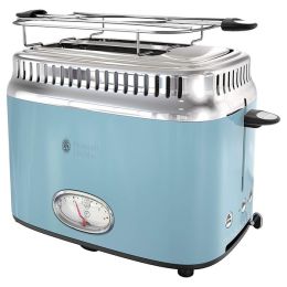 Russell Hobbs Retro Style 2 Slice Toaster (Color: Blue)