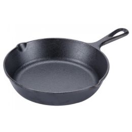 Lodge Seasoned Cast Iron Skillet (size: 6 1/2 inch)
